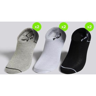 Meias Invisíveis Desporto Fila Pack 6 Menino tamanho T.U. Meias Invisíveis Desporto Fila Pack 6 Menino tamanho T.U.