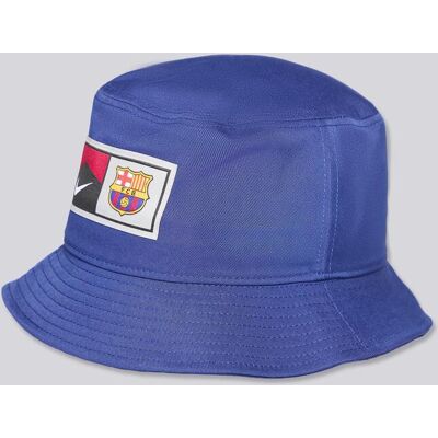 Nike Chapéu FC Barcelona 25/26 - Azul - Bucket Hat tamanho M Nike Chapéu FC Barcelona 25/26 - Azul - Bucket Hat tamanho M