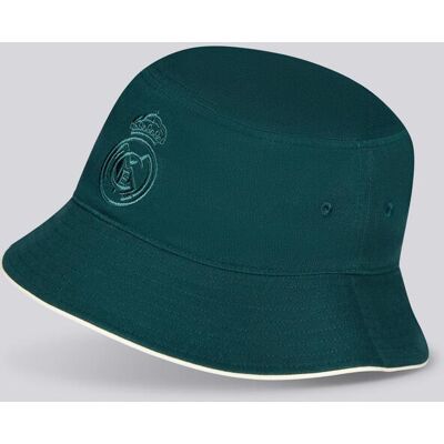 Adidas Chapéu Real Madrid CF 26/27 - Verde - Bucket Hat tamanho S/M Adidas Chapéu Real Madrid CF 26/27 - Verde - Bucket Hat tamanho S/M