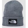 North Face Box Logo Cuff Beanie Jr Gorro Montaña Nf0a3fmv tamanho UNICA