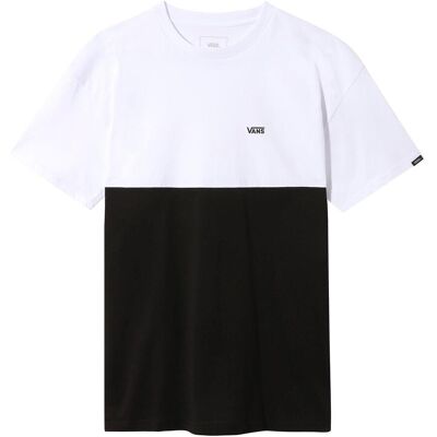T-shirt Vans Color Block - Preto e Branco - T-shirt Homem tamanho L T-shirt Vans Color Block - Preto e Branco - T-shirt Homem tamanho L