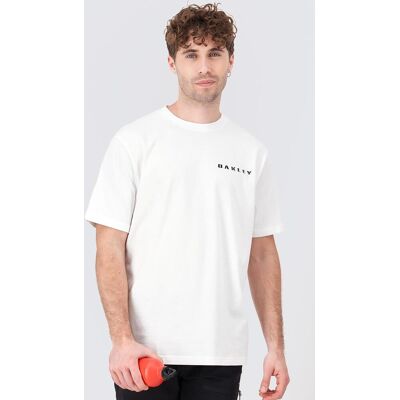 Oakley Ellipse Bark Metal - Branco - T-shirt Montanha Homem tamanho XL Oakley Ellipse Bark Metal - Branco - T-shirt Montanha Homem tamanho XL