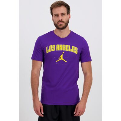 Jordan NBA Lakers - Roxo - T-shirt Homem tamanho XL Jordan NBA Lakers - Roxo - T-shirt Homem tamanho XL