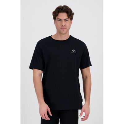 Converse Small Chevron - Preto - T-shirt Homem tamanho M Converse Small Chevron - Preto - T-shirt Homem tamanho M
