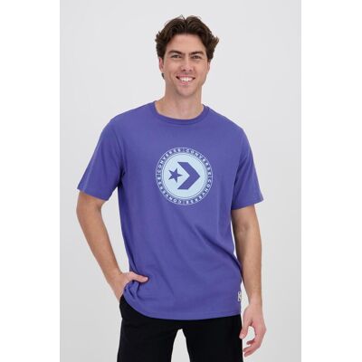 Converse Big Chevron - Azul - T-shirt Homem tamanho L Converse Big Chevron - Azul - T-shirt Homem tamanho L