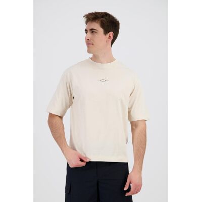 Oakley Stacked Metal - Bege - T-shirt Homem tamanho M Oakley Stacked Metal - Bege - T-shirt Homem tamanho M