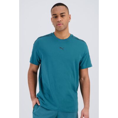 Puma Tape - Verde - T-shirt Algodão Homem tamanho S Puma Tape - Verde - T-shirt Algodão Homem tamanho S