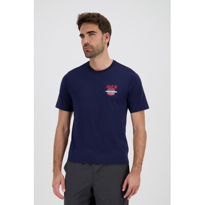 Skechers Beach Life Tee - Azul - T-shirt Homem tamanho M Skechers Beach Life Tee - Azul - T-shirt Homem tamanho M