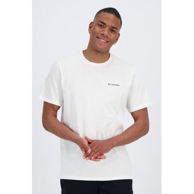 Columbia Outdoor Back - Branco - T-shirt Homem tamanho L Columbia Outdoor Back - Branco - T-shirt Homem tamanho L