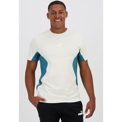 Puma Block - Bege - T-shirt Algodão Homem tamanho XL Puma Block - Bege - T-shirt Algodão Homem tamanho XL
