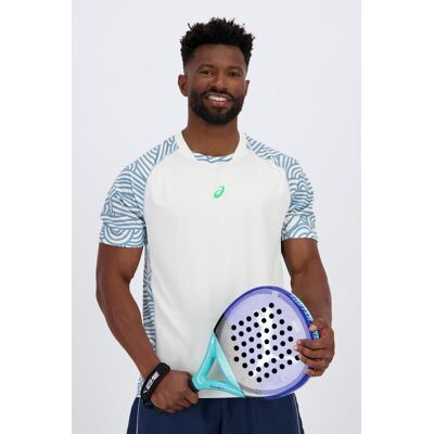 Asics Tenis - Branco - T-shirt Ténis Homem tamanho M Asics Tenis - Branco - T-shirt Ténis Homem tamanho M