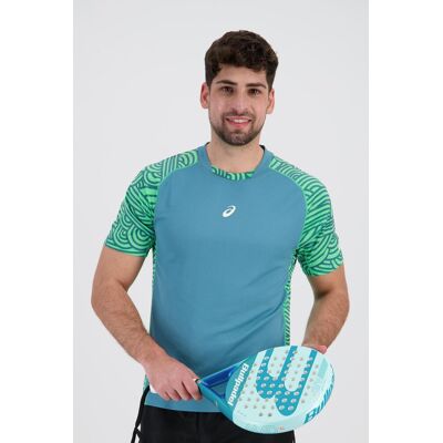 Asics Tenis - Verde - T-shirt Ténis Homem tamanho S Asics Tenis - Verde - T-shirt Ténis Homem tamanho S
