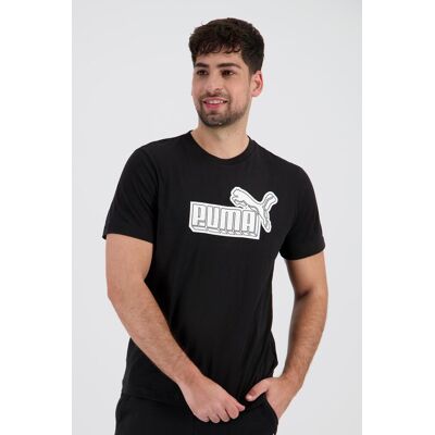 Puma Essentials - Preto - T-shirt Algodão Homem tamanho XL Puma Essentials - Preto - T-shirt Algodão Homem tamanho XL