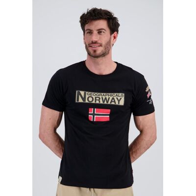 Geographical Norway Gn - Preto - T-shirt Homem tamanho L Geographical Norway Gn - Preto - T-shirt Homem tamanho L