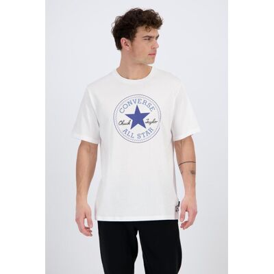 Converse Chuck Patch - Branco - T-shirt Homem tamanho M Converse Chuck Patch - Branco - T-shirt Homem tamanho M