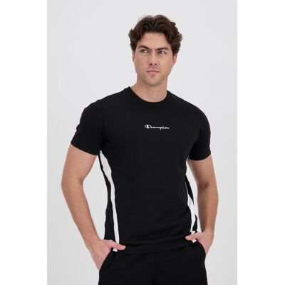 Champion Panel - Preto - T-shirt Algodão Homem tamanho L Champion Panel - Preto - T-shirt Algodão Homem tamanho L