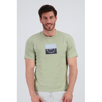 Jack & Jones Box - Caqui - T-shirt Homem tamanho S Jack & Jones Box - Caqui - T-shirt Homem tamanho S