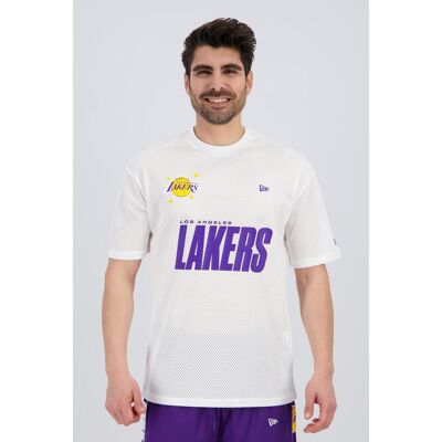 New Era NBA LA Lakers - Branco - T-shirt Homem tamanho XS New Era NBA LA Lakers - Branco - T-shirt Homem tamanho XS