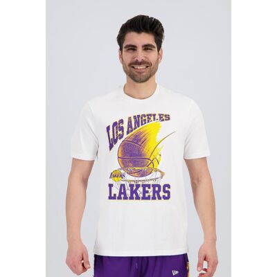 New Era NBA LA Lakers - T-shirt Algodão Homem tamanho M New Era NBA LA Lakers - T-shirt Algodão Homem tamanho M