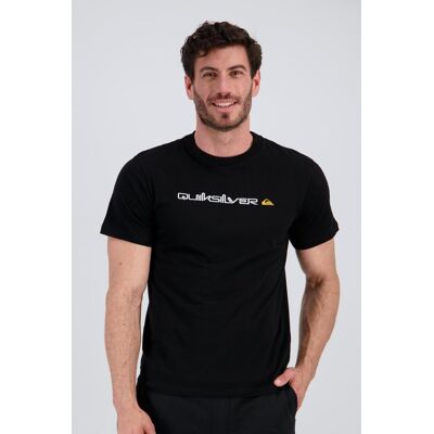 Quiksilver Lettering - Preto - T-shirt Homem tamanho M Quiksilver Lettering - Preto - T-shirt Homem tamanho M