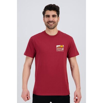 T-shirt Quiksilver - Vermelho - Algodão Homem tamanho S T-shirt Quiksilver - Vermelho - Algodão Homem tamanho S