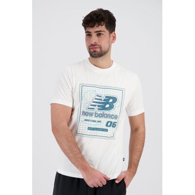 New Balance Atom - Castanho - T-shirt Homem tamanho 2XL New Balance Atom - Castanho - T-shirt Homem tamanho 2XL