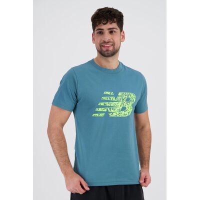 New Balance Grafitti - Verde - T-shirt Homem tamanho XL New Balance Grafitti - Verde - T-shirt Homem tamanho XL