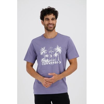 Converse Palms - Azul - T-shirt Algodão Homem tamanho M Converse Palms - Azul - T-shirt Algodão Homem tamanho M