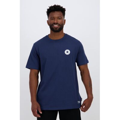 Converse Small Patch - Azul - T-shirt Homem tamanho XL Converse Small Patch - Azul - T-shirt Homem tamanho XL