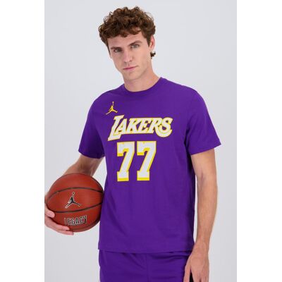 Jordan LA Lakers - Roxo - T-shirt Basket Homem tamanho M Jordan LA Lakers - Roxo - T-shirt Basket Homem tamanho M