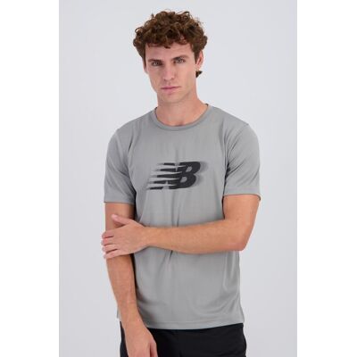 T-shirt New Balance - Cinza - Running Homem tamanho L T-shirt New Balance - Cinza - Running Homem tamanho L