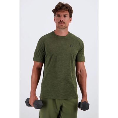 Under Armour UA Tech Textured - Caqui - T-shirt Homem MKP tamanho S Under Armour UA Tech Textured - Caqui - T-shirt Homem MKP tamanho S
