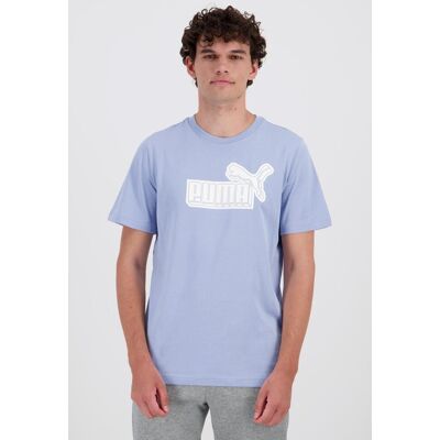 Puma Ess - Azul - T-shirt Algodão Homem tamanho S Puma Ess - Azul - T-shirt Algodão Homem tamanho S