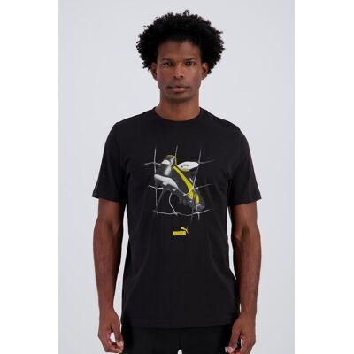 Puma Boot - Preto - T-shirt Algodão Homem tamanho 2XL Puma Boot - Preto - T-shirt Algodão Homem tamanho 2XL