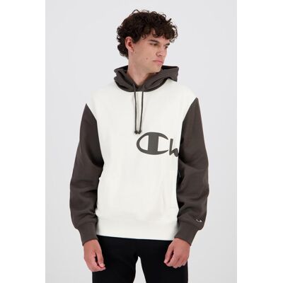Champion Block - Branco - Sweatshirt Capuz Homem tamanho XL Champion Block - Branco - Sweatshirt Capuz Homem tamanho XL