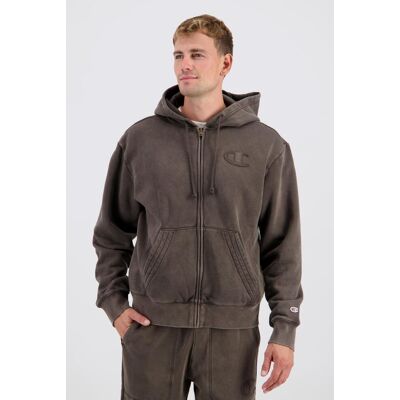 Champion Washed - Cinza - Casaco Capuz Homem tamanho M Champion Washed - Cinza - Casaco Capuz Homem tamanho M
