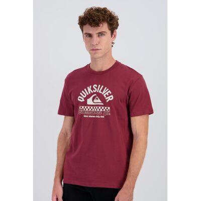 T-shirt Quiksilver - Vermelho - Algodão Homem tamanho M T-shirt Quiksilver - Vermelho - Algodão Homem tamanho M