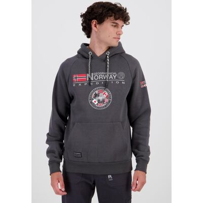 Geographical Norway - Cinza - Sweatshirt Homem tamanho L Geographical Norway - Cinza - Sweatshirt Homem tamanho L