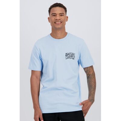 T-shirt Rip Curl - Azul - T-shirt Algodão Homem tamanho S T-shirt Rip Curl - Azul - T-shirt Algodão Homem tamanho S