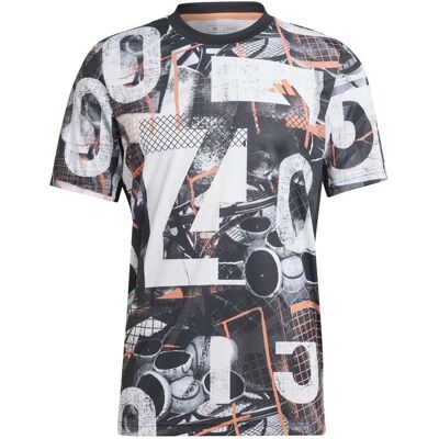 Camiseta adidas Club Graph - Tecido de raquete Adidas, 100% reciclado, tecnologia Aeroready, ideal para aquecimento. MKP Camiseta adidas Club Graph - Tecido de raquete Adidas, 100% reciclado, tecnologia Aeroready, ideal para aquecimento. MKP