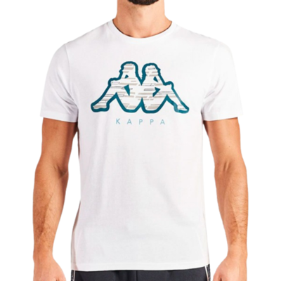 T-shirt Kappa De Homem Galina Branco MKP T-shirt Kappa De Homem Galina Branco MKP