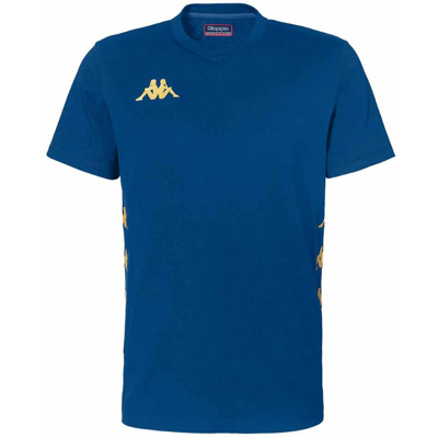 Camiseta Kappa Giovo Azul Safira Manga Curta - Homem Camiseta Kappa Giovo Azul Safira Manga Curta - Homem