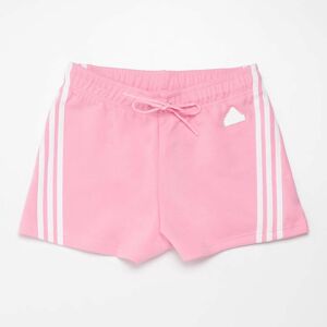 Adidas 3 Stripes - Rosa - Calções Mulher tamanho XS