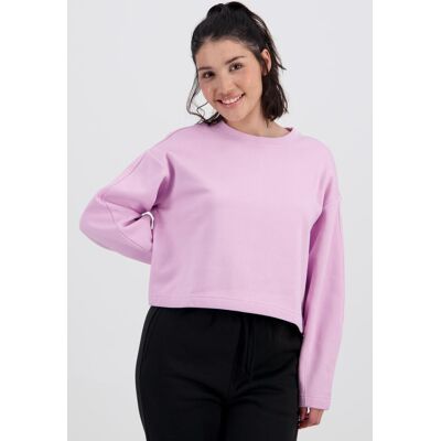 Sweat Oversize Silver - Rosa - Sweat Felpa Mulher tamanho S Sweat Oversize Silver - Rosa - Sweat Felpa Mulher tamanho S