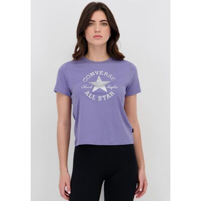 T-shirt Converse - Roxo - T-shirt Mulher tamanho S T-shirt Converse - Roxo - T-shirt Mulher tamanho S