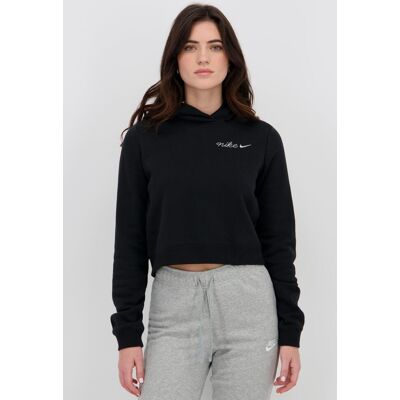 Sweatshirt Crop Nike - Preto - Felpa Mulher tamanho L Sweatshirt Crop Nike - Preto - Felpa Mulher tamanho L