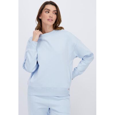 Sweat Oversize Silver - Azul - Sweat Mulher tamanho L Sweat Oversize Silver - Azul - Sweat Mulher tamanho L