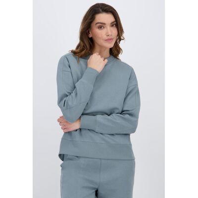 Sweat Oversize Silver - Cinza - Sweat Mulher tamanho L Sweat Oversize Silver - Cinza - Sweat Mulher tamanho L