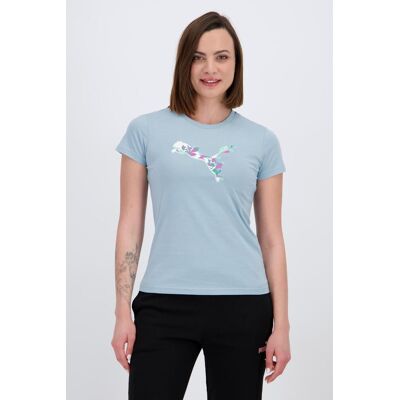 T-shirt Puma - Azul - T-shirt Mulher tamanho M T-shirt Puma - Azul - T-shirt Mulher tamanho M