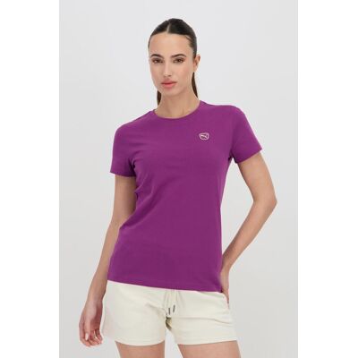 Puma Patch - Roxo - T-shirt Mulher tamanho S Puma Patch - Roxo - T-shirt Mulher tamanho S